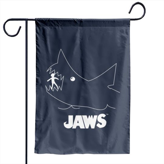 Jaws Chalk Board Movie Garden Flags
