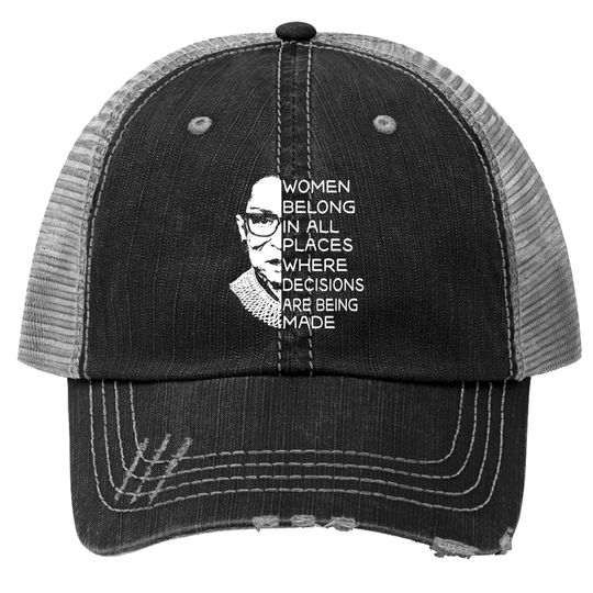 Vintage Notorious RBG - Ruth Bader Ginsburg Trucker Hats