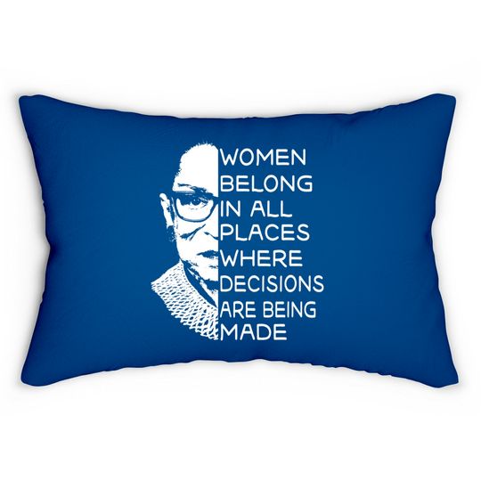 Vintage Notorious RBG - Ruth Bader Ginsburg Lumbar Pillows
