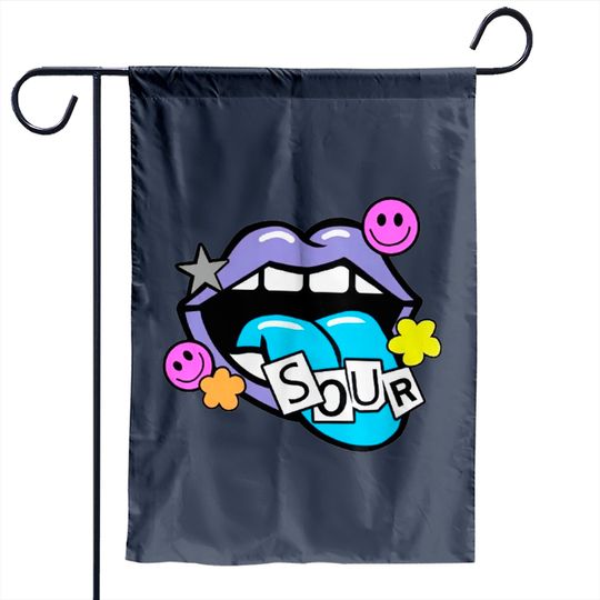 Olivia Rodrigo Sour Garden Flags, Olivia Rodrigo  Sour Tour 2022 Garden Flags