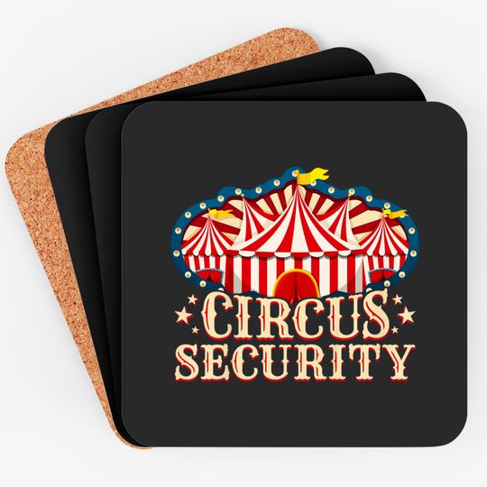 Discover Circus Party Coaster - Circus Coaster - Circus Security Coasters