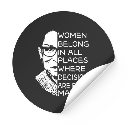 Vintage Notorious RBG - Ruth Bader Ginsburg Stickers