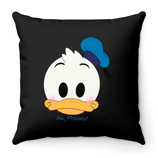 Aw Phooey - Donald Duck - Throw Pillows
