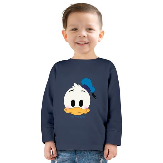 Aw Phooey - Donald Duck -  Kids Long Sleeve T-Shirts