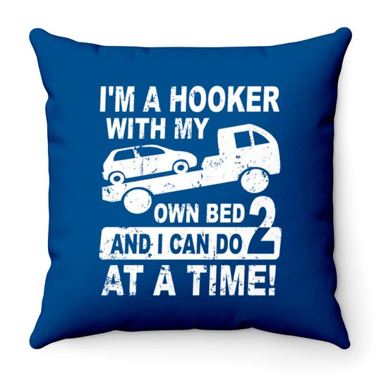 Discover Tow Truck Driver - Tow Driver - Tow Trucker Throw Pillows