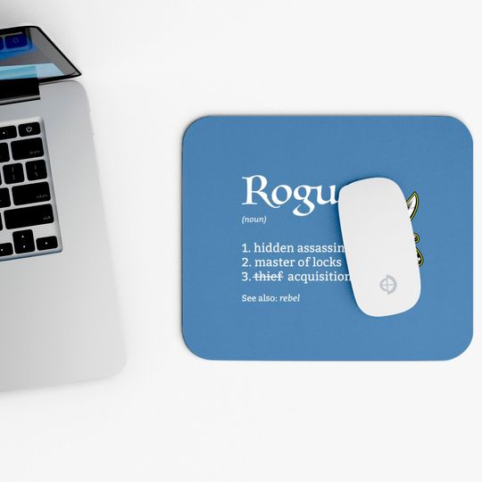 Rogue Class Definition Dungeons and RPG Dragons Mouse Pads