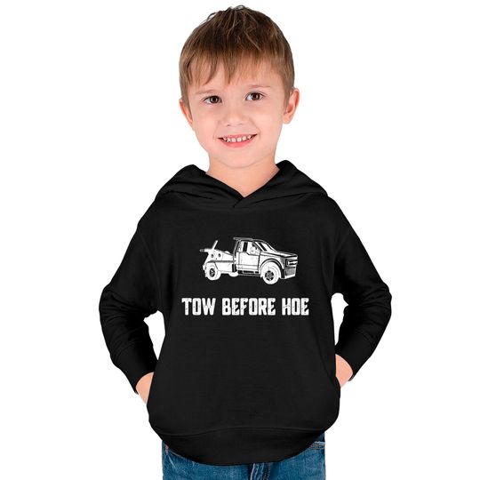 Tow Truck Kids Pullover Hoodies