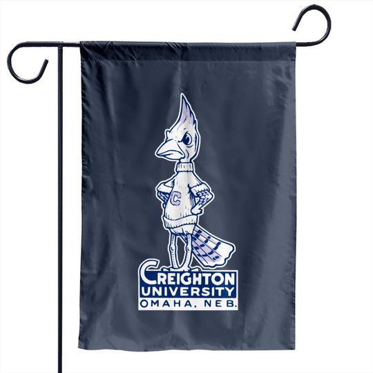 Restored Bluejays Design #1 - Creighton University - Garden Flags
