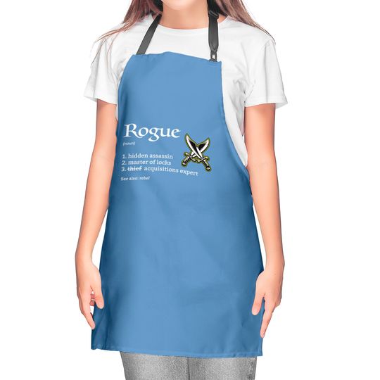 Rogue Class Definition Dungeons and RPG Dragons Kitchen Aprons