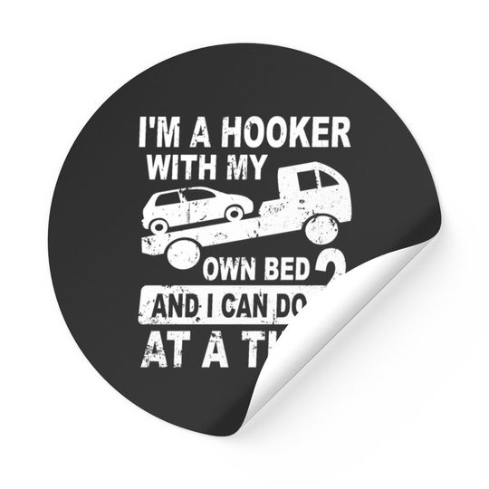 Discover Tow Truck Driver - Tow Driver - Tow Trucker Stickers