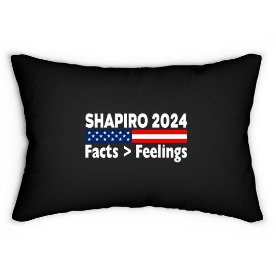Ben Shapiro 2024 Facts Feelings Lumbar Pillow Lumbar Pillows