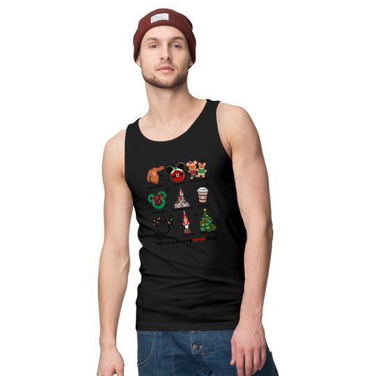 There Are A Few Of My Favorite Things Christmas Tank Tops, Disney Favorite Things Christmas Tank Tops