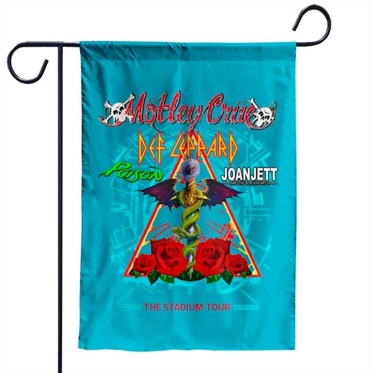 The Stadium Tour 2022 Garden Flags, Motley Crue Garden Flags