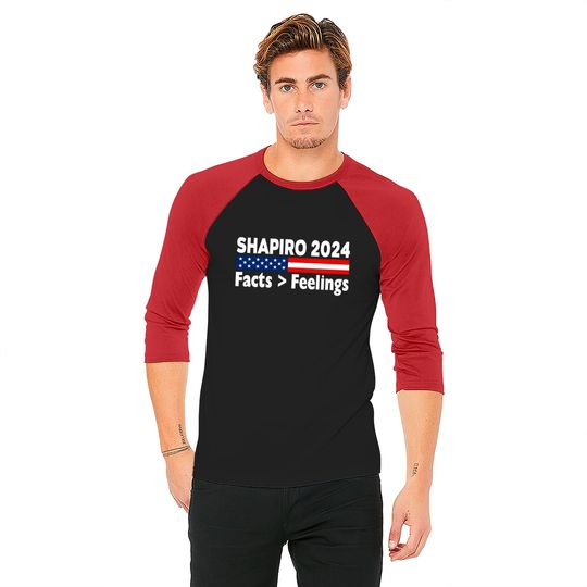 Ben Shapiro 2024 Facts Feelings T shirt Baseball Tees