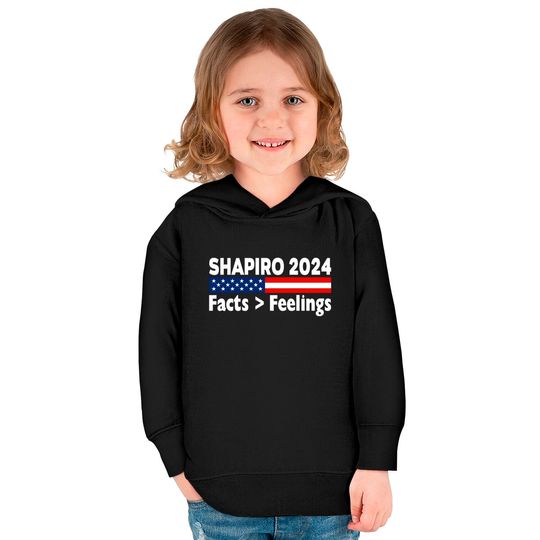 Ben Shapiro 2024 Facts Feelings T shirt Kids Pullover Hoodies