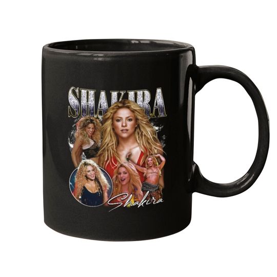 SHAKIRA Vintage Mug - Shakira 90s bootleg retro Mugs