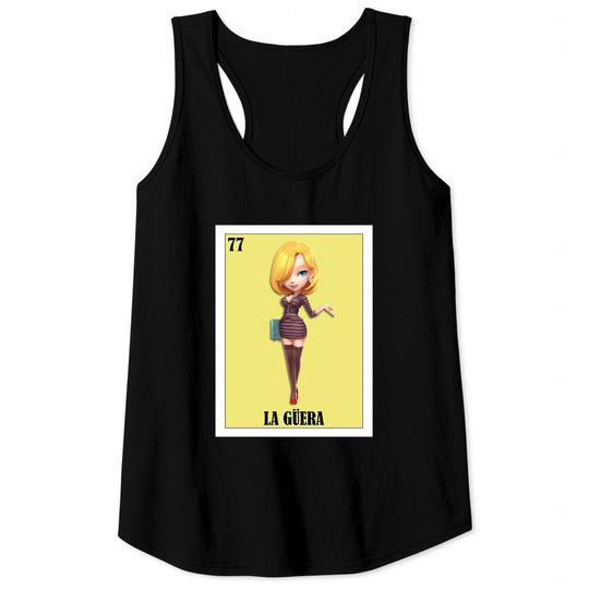 Mexican Loteria - La Guera - Loteria Mexicana  - Mexican Bingo Classic Tank Tops