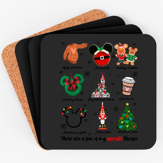 Discover There Are A Few Of My Favorite Things Christmas Coasters, Disney Favorite Things Christmas Coasters