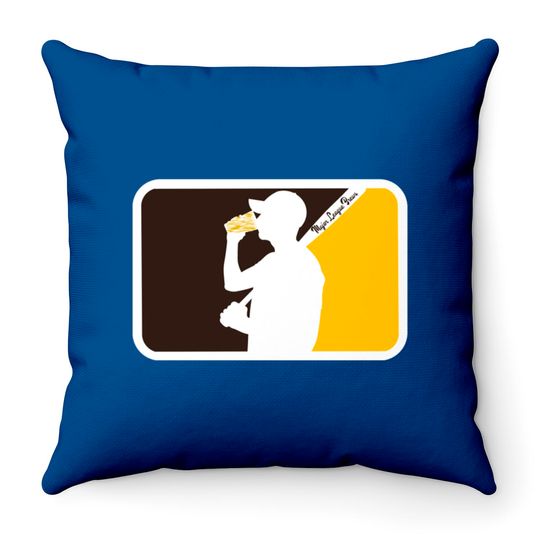 Discover San Diego Major League Brews - Padres - Throw Pillows