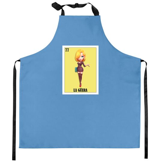 Mexican Loteria - La Guera - Loteria Mexicana  - Mexican Bingo Classic Kitchen Aprons