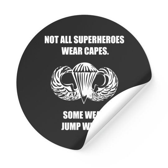 Discover Airborne Jump Wings Stickers