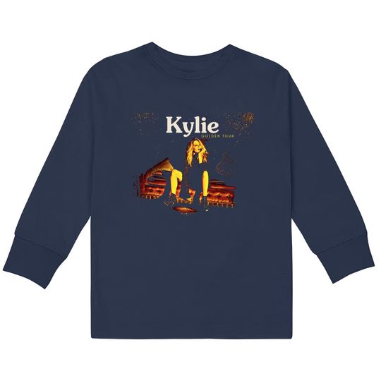 Discover Proud Kylie Golden Tour Fitted Scoop  Kids Long Sleeve T-Shirts