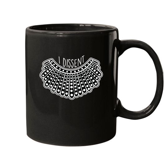 I Dissent Collar - Rbg - Mugs