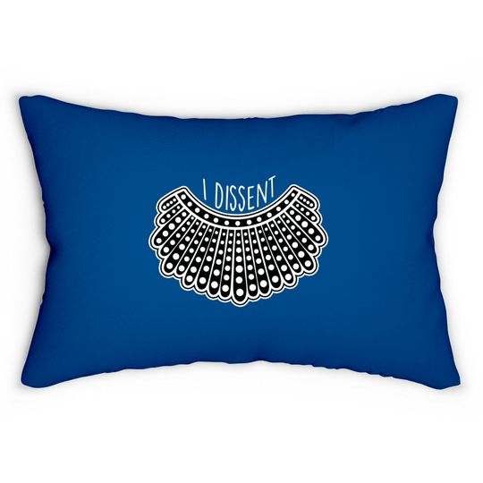 I Dissent Collar - Rbg - Lumbar Pillows