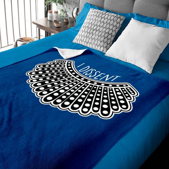 I Dissent Collar - Rbg - Baby Blankets