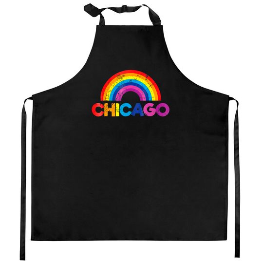 Chicago Rainbow LGBT Gay Pride Parade T Kitchen Aprons