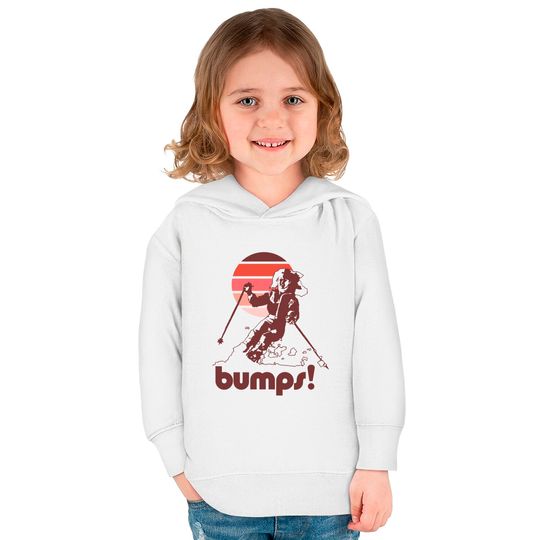 Bumps! - Skiing - Kids Pullover Hoodies