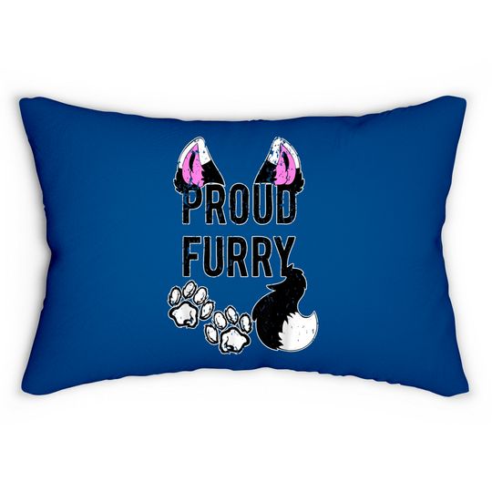 Proud Furry  Furries Tail and Ears Cosplay Lumbar Pillows