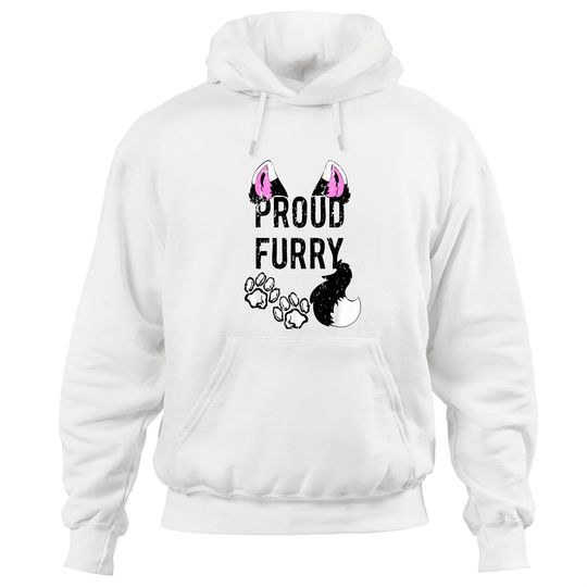 Discover Proud Furry  Furries Tail and Ears Cosplay Hoodies