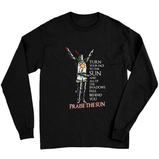 Discover Praise the sun - T - shirt for dark soul fans Long Sleeves