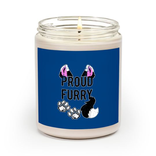 Discover Proud Furry  Furries Tail and Ears Cosplay Scented Candles