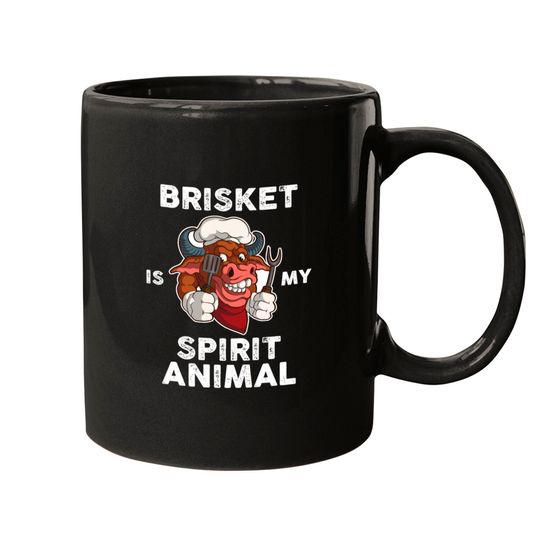 Brisket Is My Spirit Animal Funny BBQ Gift Mugs