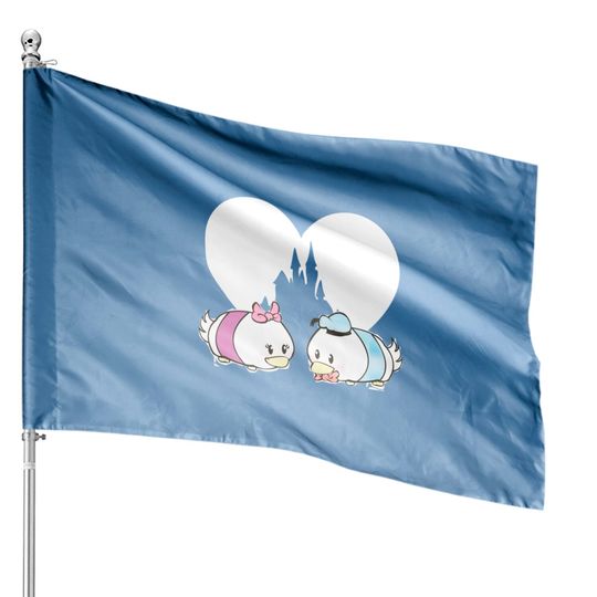 Tsum Tsum Love - Donald & Daisy - Disney - House Flags