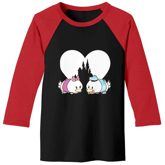 Tsum Tsum Love - Donald & Daisy - Disney - Baseball Tees