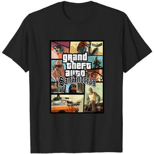 Grand Theft Auto SA - Grand Theft Auto San Andreas - T-Shirt