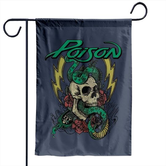 Discover Poison Colored Tattoo Smoke Garden Flags