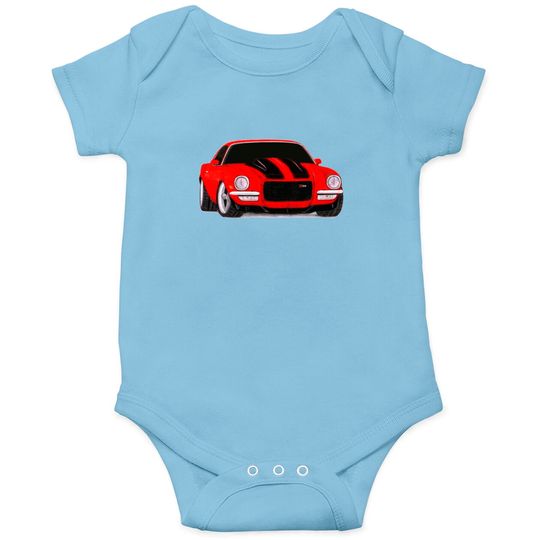 1972 Camaro Z28 Drawing Onesies
