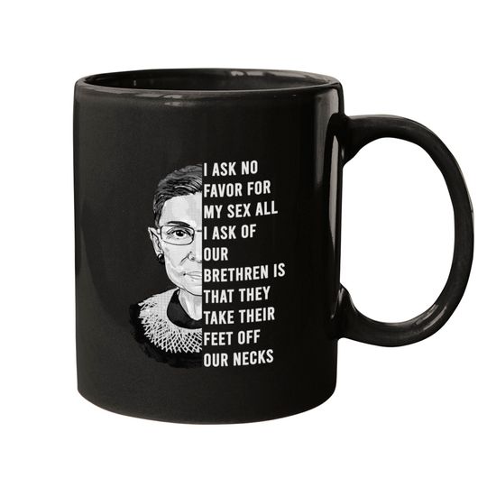 Ruth Bader Ginsburg - I Dissent Ruth Bader Ginsburg Support - Mugs