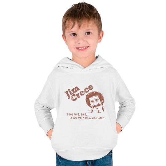 Jim Croce Unisex Kids Pullover Hoodies