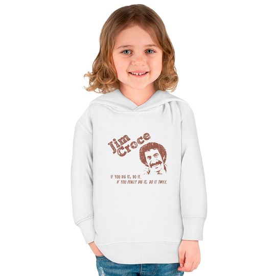 Jim Croce Unisex Kids Pullover Hoodies