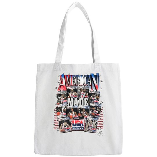 Vintage 1991 Dream Team Deadstock Michael Jordan USA Basketball Bags, Vintage 90s Basketball Shirt