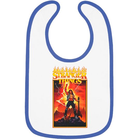 Metal Dude Eddie From ST 4 Bibs