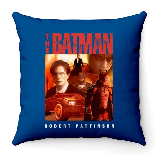 Discover The Batman - Robert Pattinson - Short Sleeve Throw Pillow, Movie Lover, Gift For Fan Throw Pillow