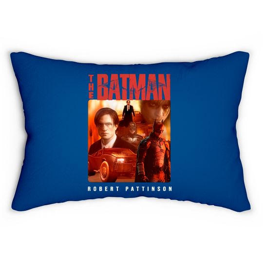 The Batman - Robert Pattinson - Short Sleeve Lumbar Pillow, Movie Lover, Gift For Fan Lumbar Pillow