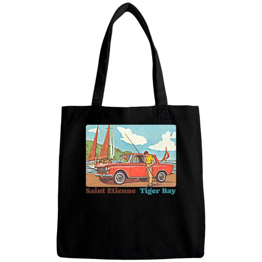 Saint Etienne --- Original Retro Style Fan Art Design - St Etienne - Bags