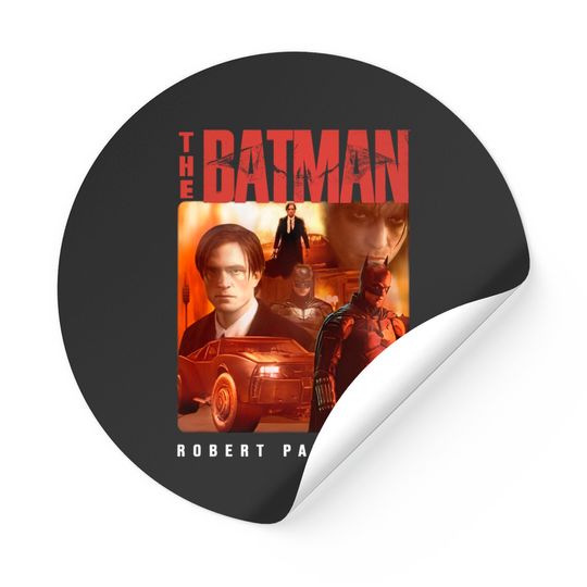 The Batman - Robert Pattinson - Short Sleeve Sticker, Movie Lover, Gift For Fan Sticker